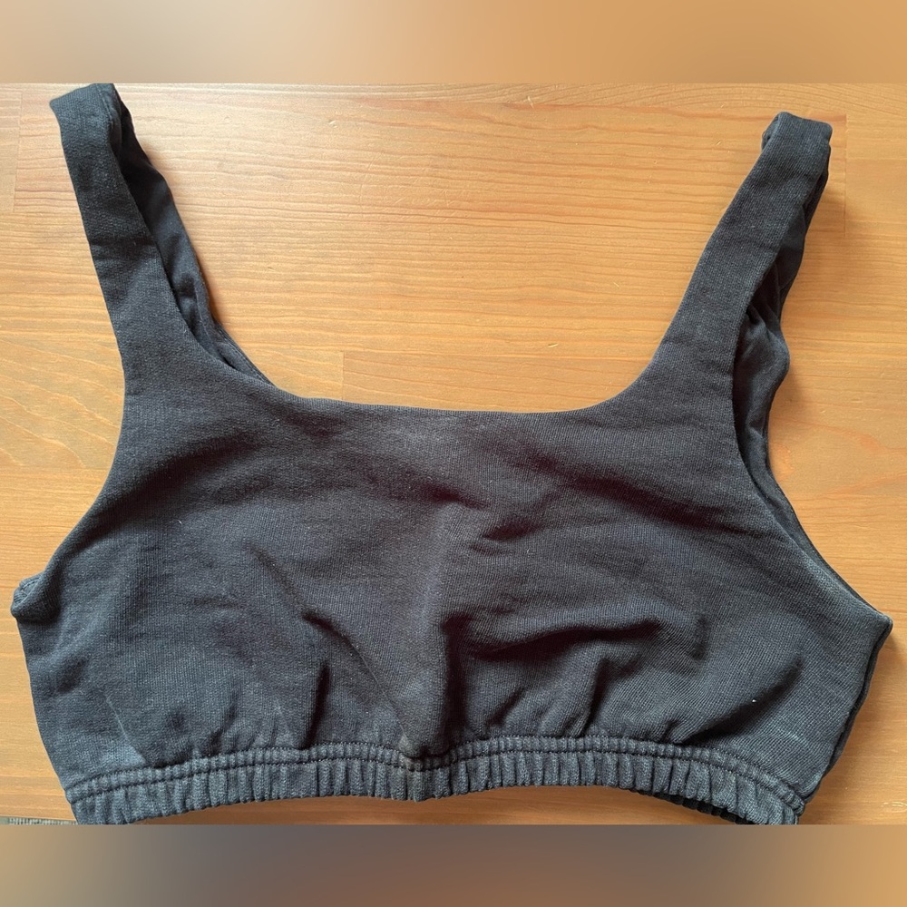 OAK + FORT Black Bralette